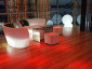 Диван пластиковый светящийся SLIDE Rap Lighting полиэтилен белый Фото 11