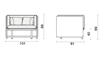Кресло плетеное лаунж с подушками-thumbs-Фото3