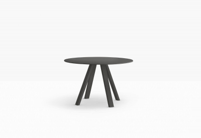 Стол обеденный PEDRALI Arki-Table сталь, компакт-ламинат HPL черный Фото 4