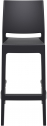 Стул пластиковый барный Siesta Contract Maya Bar 75 стеклопластик черный Фото 8
