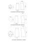 Кашпо плетеное Skyline Design Cyclone алюминий, искусственный ротанг белый Фото 3
