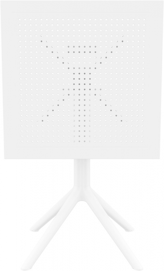 Стол пластиковый складной Sky Folding Table 60, белый, 600х600х740 мм