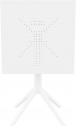 Стол пластиковый складной Siesta Contract Sky Folding Table 60 сталь, пластик белый Фото 19