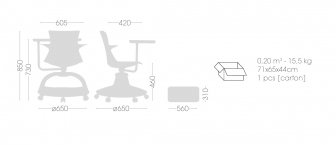 Стул ученический со столиком-thumbs-Фото3