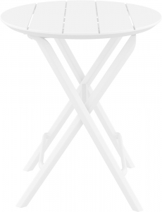 Стол пластиковый складной Siesta Contract Helen Folding Table 60 пластик белый Фото 7