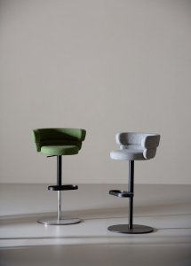 Кресло барное с обивкой Arrmet Dam ST-ADJ сталь, ткань Фото 16