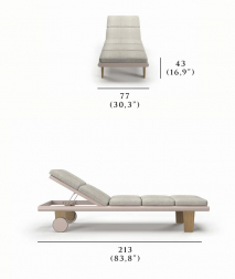 Шезлонг-лежак с матрасом-thumbs-Фото3
