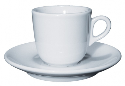 Кофейная пара для эспрессо Ancap Jolly фарфор белый Фото 1