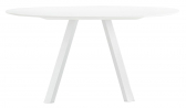 Стол круглый PEDRALI Arki-Table Outdoor сталь, алюминий, компакт-ламинат HPL белый Фото 1