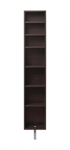 Поворотный зеркальный шкаф Shelf.On Зум Шелф Эко ЛДСП венге Фото 2