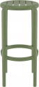 Табурет пластиковый барный Siesta Contract Tom Bar 75 стеклопластик оливковый Фото 8