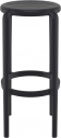 Табурет пластиковый барный Siesta Contract Tom Bar 75 стеклопластик черный Фото 8