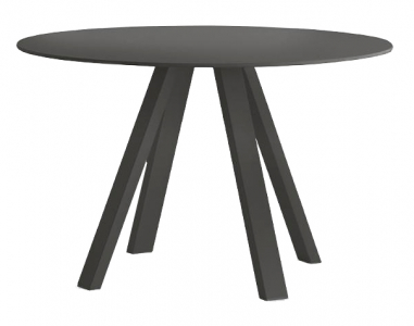 Стол обеденный PEDRALI Arki-Table сталь, компакт-ламинат HPL черный Фото 1