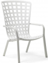 Лаунж-кресло пластиковое Nardi Folio стеклопластик белый Фото 1