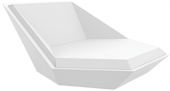 Лаунж-лежак пластиковый с матрасом-thumbs-Фото1