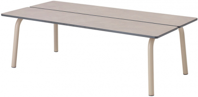 Столик кофейный ламинированный Scab Design Brezza сталь, компакт-ламинат HPL тортора, тортора шпатель Фото 1