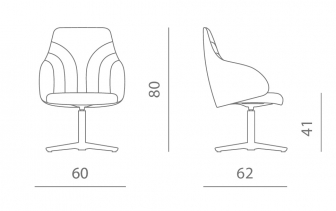 Кресло вращающееся с обивкой-thumbs-Фото3