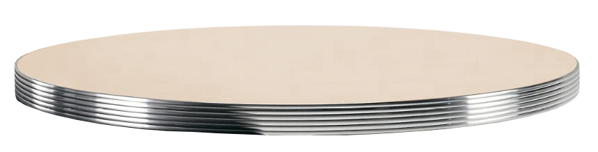 Столешница круглая Laminate Aluminium Edge