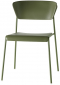 Стул пластиковый Scab Design Lisa Technopolymer Go Green сталь, технополимер оливковый Фото 6