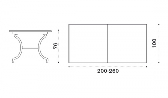 Стол металлический раздвижной-thumbs-Фото3