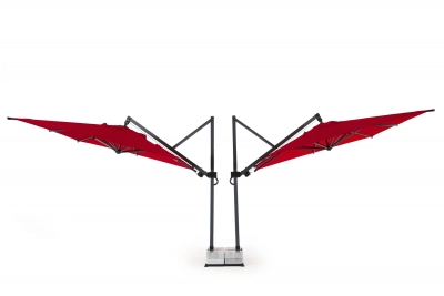 Зонт профессиональный двухкупольный 7.5х3 м THEUMBRELA SEMSIYE EVI Banana Plus Double алюминий, акрил Фото 30
