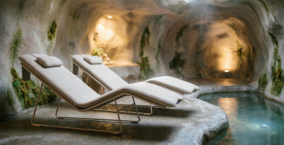 Шезлонг плетеный с матрасом SNOC Veu Bisque алюминий, искусственный ротанг, олефин бежевый Фото 6