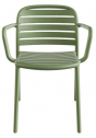 Кресло пластиковое PAPATYA Tarabya-K стеклопластик светло-зеленый Фото 4