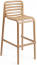 Стул пластиковый барный Nardi Doga Stool стеклопластик капучино Фото 3