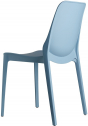 Стул пластиковый Scab Design Ginevra Go Green технополимер голубой Фото 3