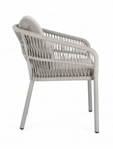 Кресло плетеное с подушками Garden Relax Galdana алюминий, роуп, полипропилен сатурн Фото 6