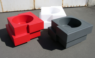 Кашпо пластиковое Cubic Yo Standard