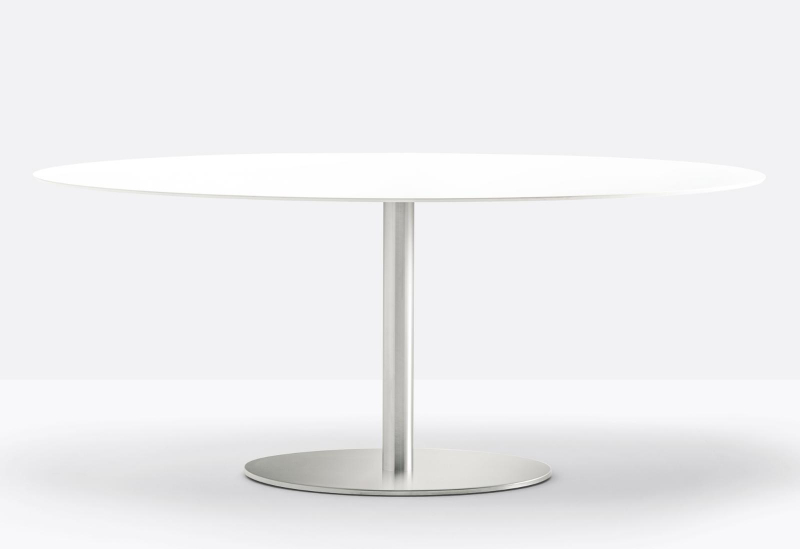 Стол обеденный Inox Ellittico