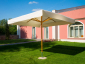 Зонт профессиональный 3х3 м Scolaro Palladio Standard дерево ироко, акрил натуральный, слоновая кость Фото 8