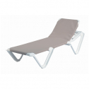 Шезлонг-лежак пластиковый Balliu Eva RG полипропилен, текстилен Фото 11