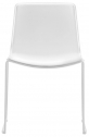 Стул пластиковый на полозьях PEDRALI Tweet металл, стеклопластик белый Фото 1