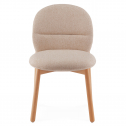 Стул деревянный с обивкой Tagliamento Meiko бук, букле натуральный, бежевый Фото 6