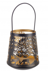 Подсвечник металлический Garden Relax Daya металл черный Фото 1