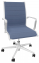 Кресло офисное на колесах Quadrifoglio Dekora сталь, алюминий, ткань Фото 1