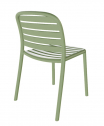 Стул пластиковый PAPATYA Tarabya-S стеклопластик светло-зеленый Фото 5
