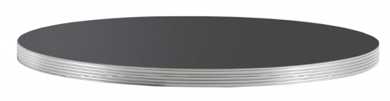Столешница круглая Laminate Silver Edge
