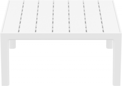 Столик пластиковый кофейный Siesta Contract Portofino Lounge стеклопластик, полипропилен белый Фото 5