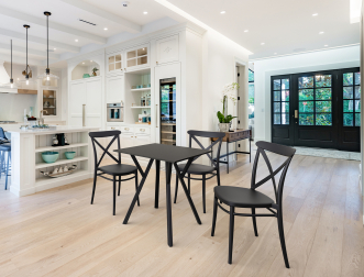 Стол пластиковый Max Table 70, черный, 700х700х740 мм