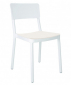 Стул пластиковый с обивкой Resol Lisboa upholstered seat chair стеклопластик, ткань Фото 1