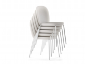 Стул пластиковый PLUST Fade металл, полиэтилен белый Фото 5
