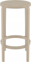 Табурет пластиковый полубарный Siesta Contract Tom Bar 65 стеклопластик бежевый Фото 8