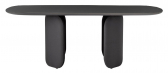Стол обеденный PEDRALI Elinor сталь, кожа, компакт-ламинат HPL черный Фото 1