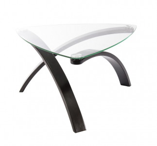 Стол журнальный IM-Design Гурон 3 березовый шпон, стекло Фото 7