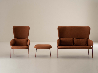 Кресло мягкое с высокой спинкой Arrmet Strike Relax сталь, ткань Фото 10