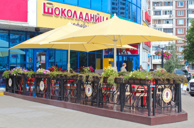 Зонт профессиональный BAHAMA Jumbrella алюминий, сталь, ткань betex 05 Фото 32