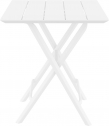 Стол пластиковый складной Siesta Contract Helen Folding Table 60 пластик белый Фото 7